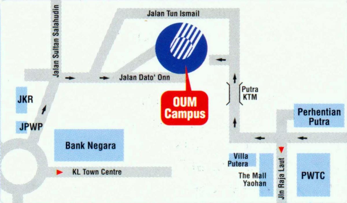 Kart over bank negara malaysia beliggenhet