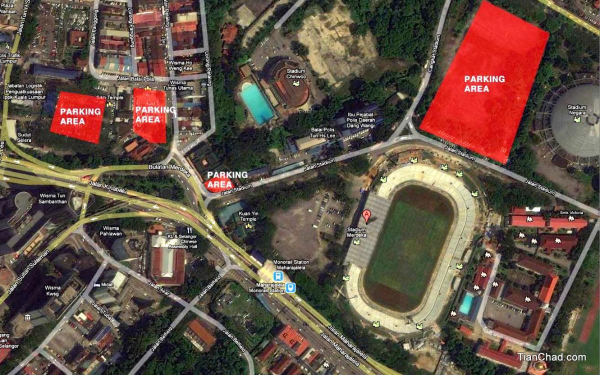 Kart av negara stadion