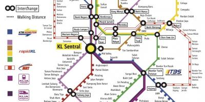 Kl sentral togstasjon kart