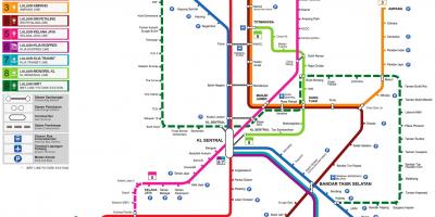 Malaysia jernbanestasjon kart