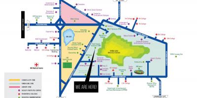 Kart av malaya-universitetet