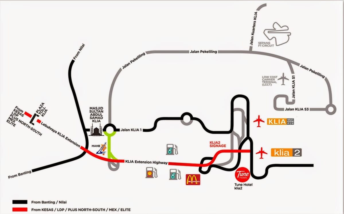 Kart over klia beliggenhet