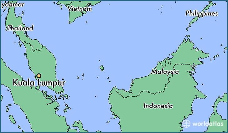 Kart over kuala lumpur beliggenhet