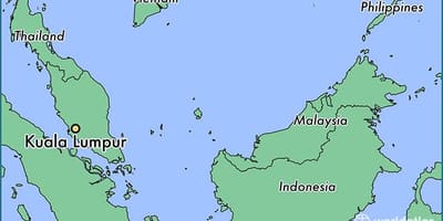 Kart over kuala lumpur beliggenhet