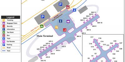 Kuala lumpur internasjonale flyplass terminal kart