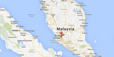 Kart over kuala lumpur på