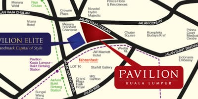 Kart av paviljongen kl